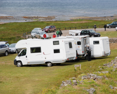 autocamper ferie Island