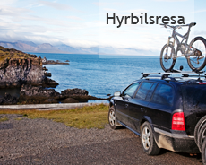 hyrbilsresa västra Island